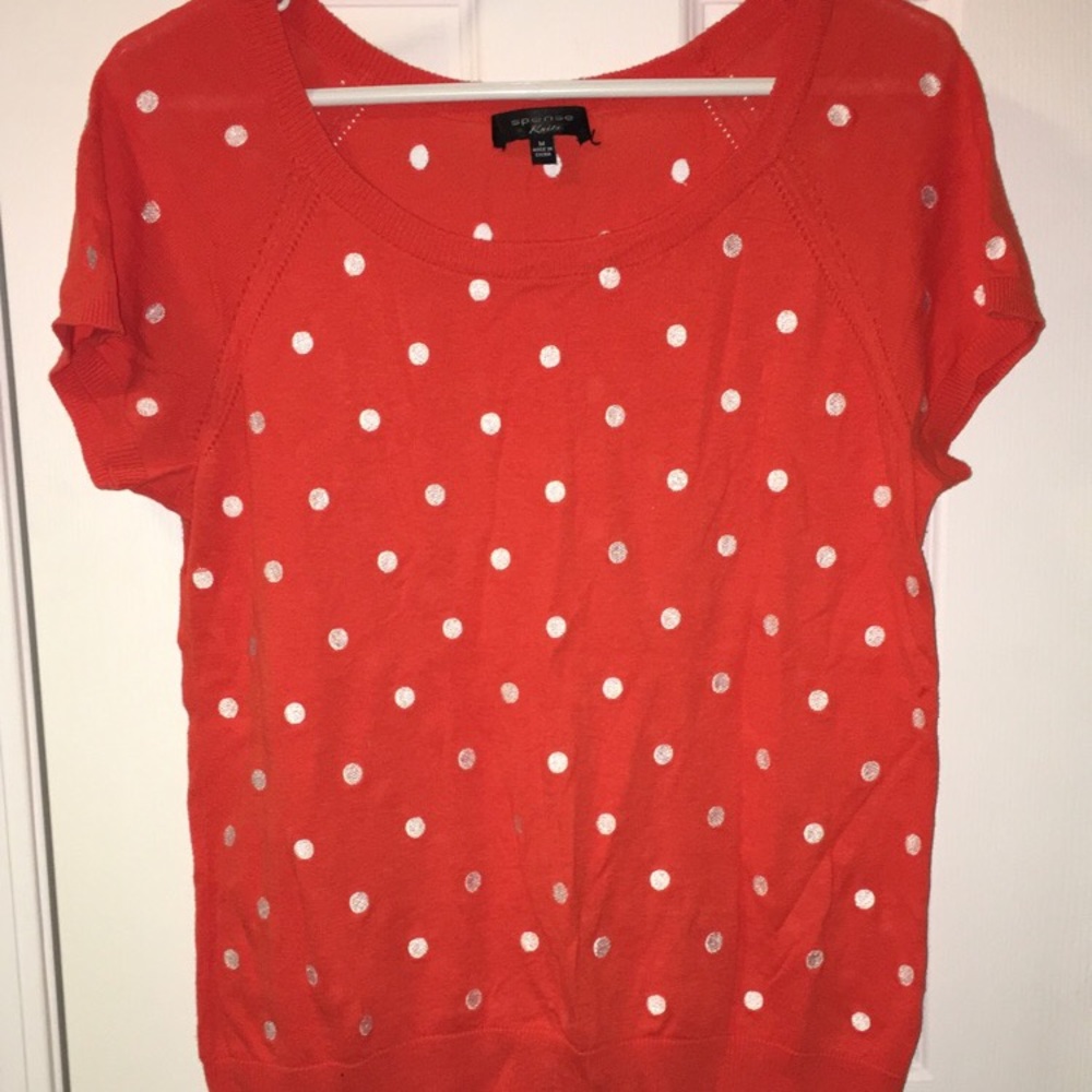 Cute short sleeve sweater